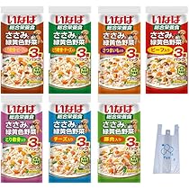 Amazon | いなば 総合栄養食 ささみと緑黄色野菜 60g×3個パック 7種類
